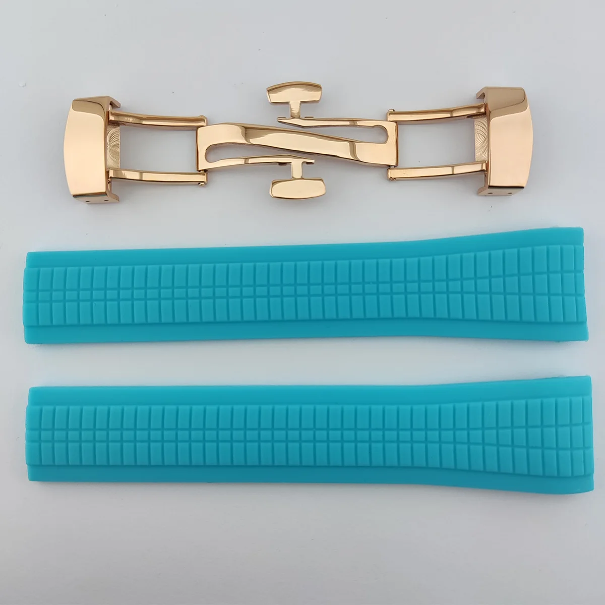 22mm Watch Strap Universal Strap NH35 Case NH35 Strap Silicone Rubber Strap Suitable For 41 MM Case Miyota 8215 NH35/NH36 Case