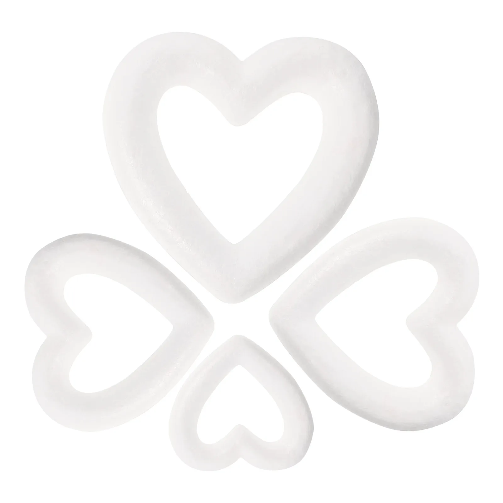 

4Pcs Hearts Gentle Material Lasting Painted Decor Gift Idea
