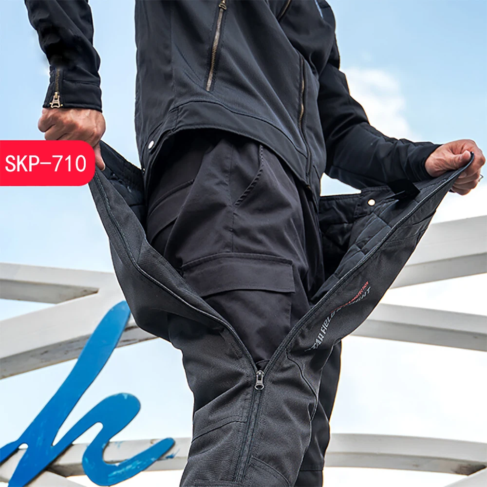 

Motorcycle Windproof Pants Motorcycle Riding Pants Anti-fall Thermal Equipment Detachable Windproof Quick-release Trousers S-3XL