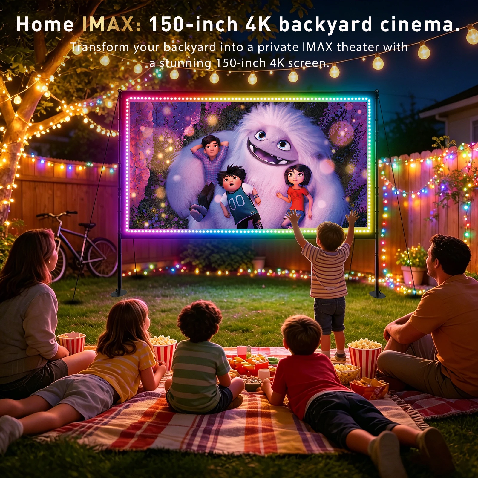 LED Projector Screen with Stan - огляд і ціна Home Cinema Events