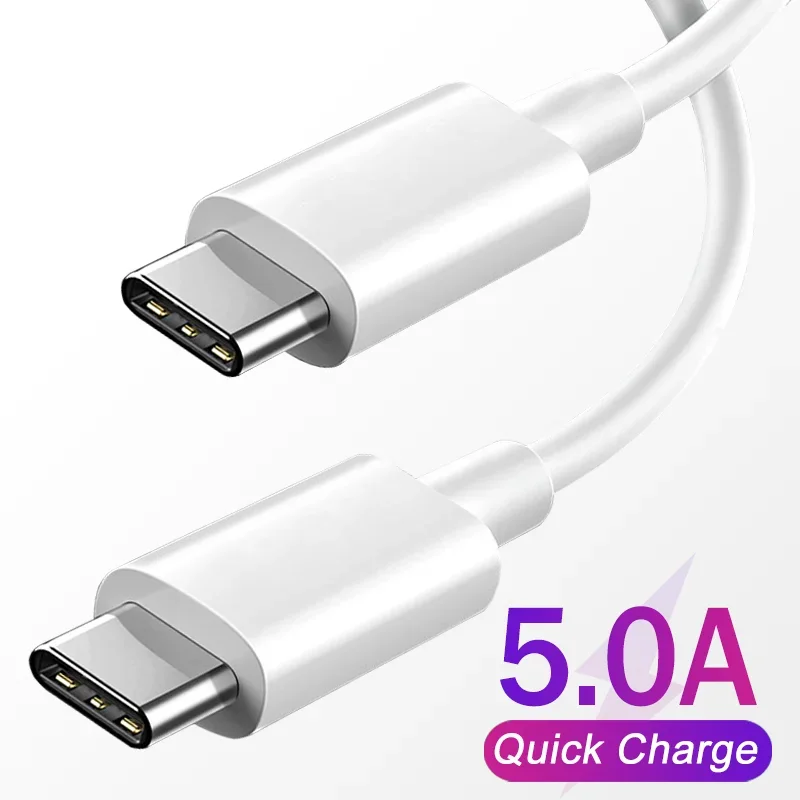 

GEFENIS 5A Type C To Type C Cable PD Fast Charging Data Cable 20W Mobile Phone Charging Line Wire For Samsung Xiaomi Huawei 1m/1