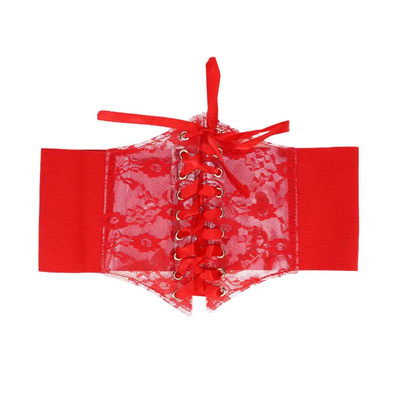 Modieuze tailleband dames korsetriem met veters, retrostijl voor dames, geschikt voor vrijetijdskleding en speciale gelegenheden