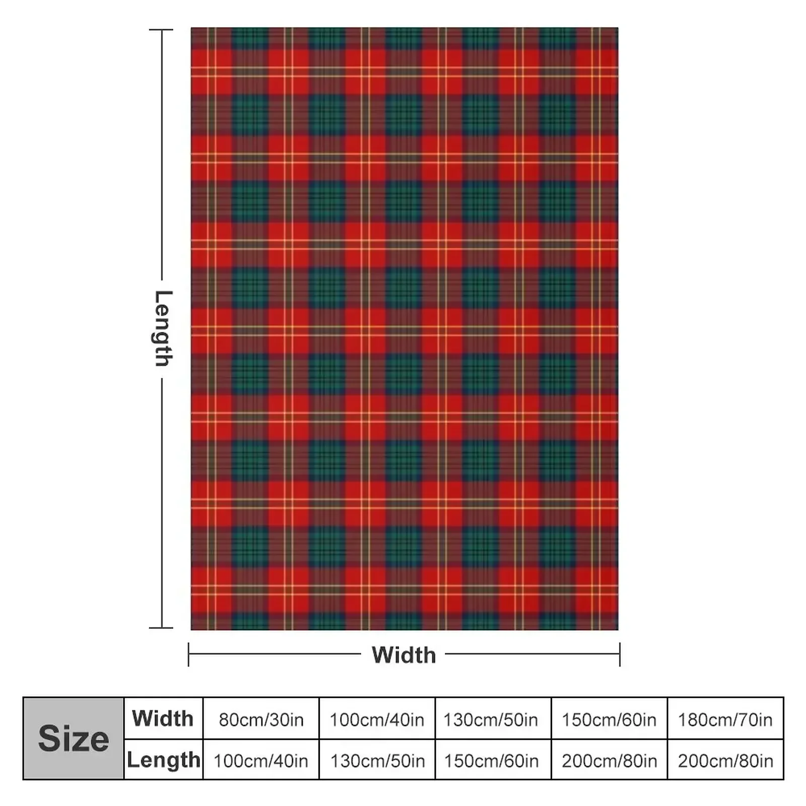 Clan Connolly Dress Tartan Throw Blanket Bed covers Sofa Blankets For Sofas Blankets