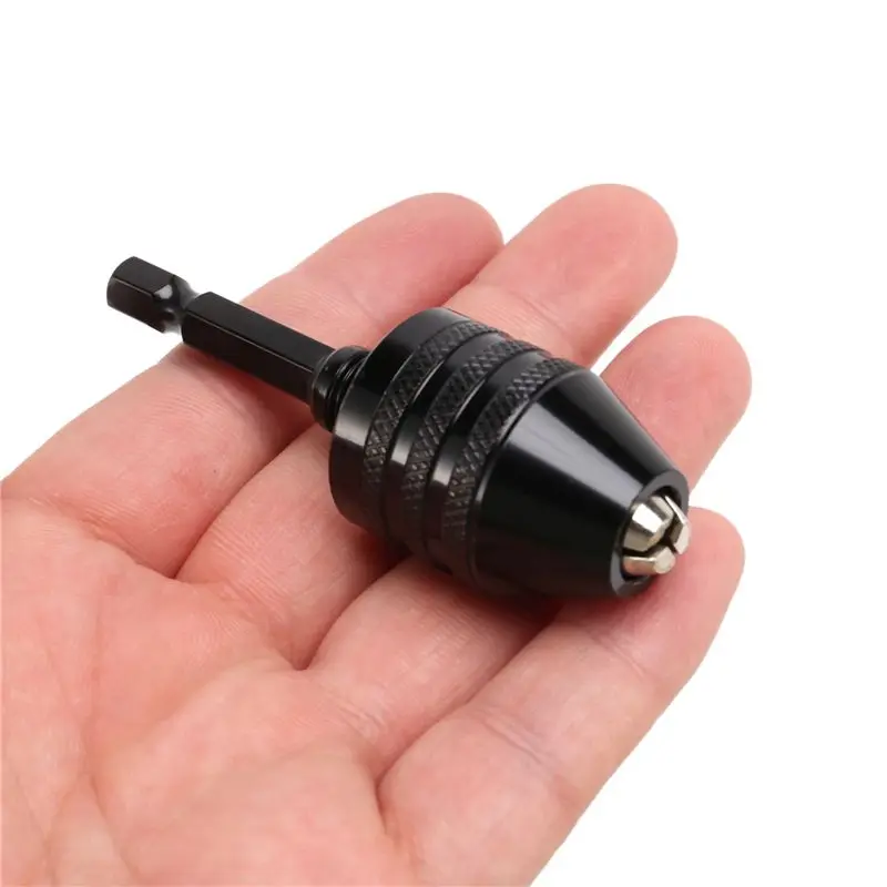 AFOURT-3-teiliger 0,3-8mm 1/4 Zoll Schnellwechsel-Bohrfutteradapter für Schraubendreher und Schlagschrauber mit Sechskantschaft – Detail 4