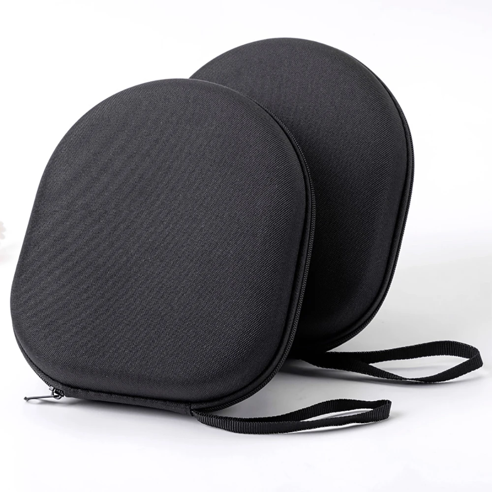 21*18*6cm Headphone Storage Case EVA Hard Case Anti-fall Headphones Protective Shell Portable Storage Organization Bag