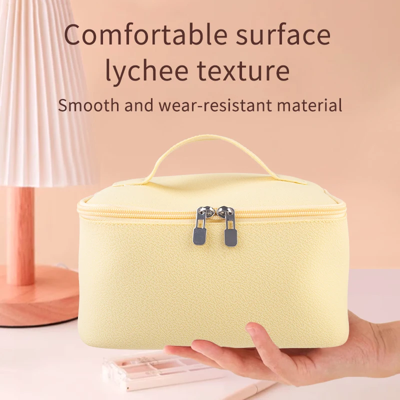 Cosmetics Storage Kit Large Capacity Travel Toiletry Bag Makeup Bag Advanced Sense Portable Cosmetic Storage Bag