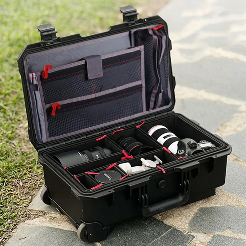 

SMRITI Toolbox Multifunctional DSLR Camera Organizer Box Safety Equipment Protective Boxes Large Capacity Tool Storage Boxes