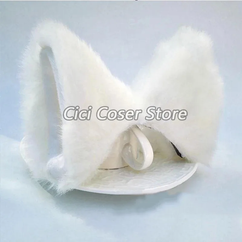 Wig Kimono Cosplay Anime Kamisama Kiss Tomoe Baru 2025 Rambut Putih Perak Panjang Telinga Ekor Kuku Sepatu Bakiak Jepang Pria Hallowe ★ ☆ ★