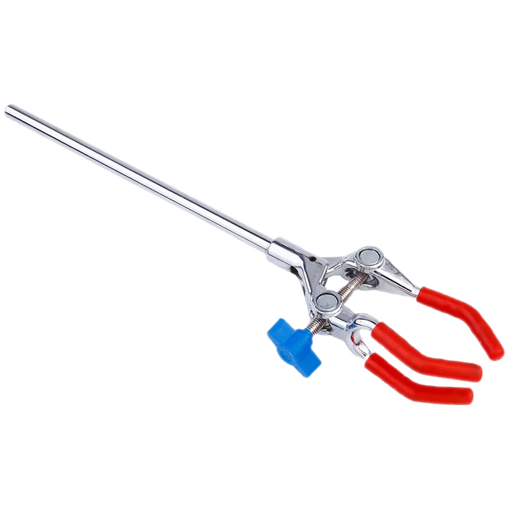 Flask Clamp Three-Claw Clip 3-finger Laboratory 3-prong Stand Stainless Steel for Supplies