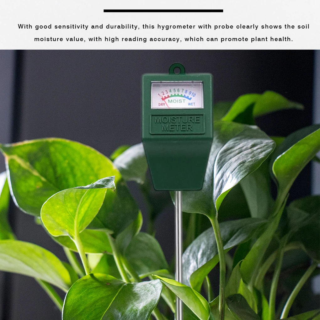 Moisture Tester Metal Plant Humidity Meter Garden Water Detection Flower Soil Sensor Tool