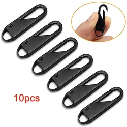 10pcs Zipper Puller Detachable Universal Zipper Repair Kit Replacement Zipper Puller Slider Zipper Extender DIY Sewing Craft