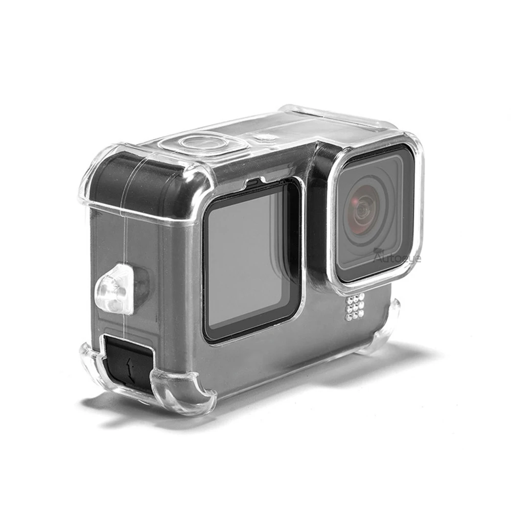 Air Armor Anti-fall Case GoPro Hero 12 11 10 Black Transparent TPU Shockproof Cover Soft Standard Housing Rubber Silicone Shell