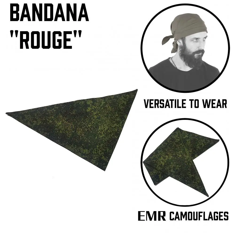 Russian EMR Camouflage Triangular Bandana Scarf/anti-Fog Headgear Mask Escape From Bear Tarkov Around with Fsb/sobr/sso Styling