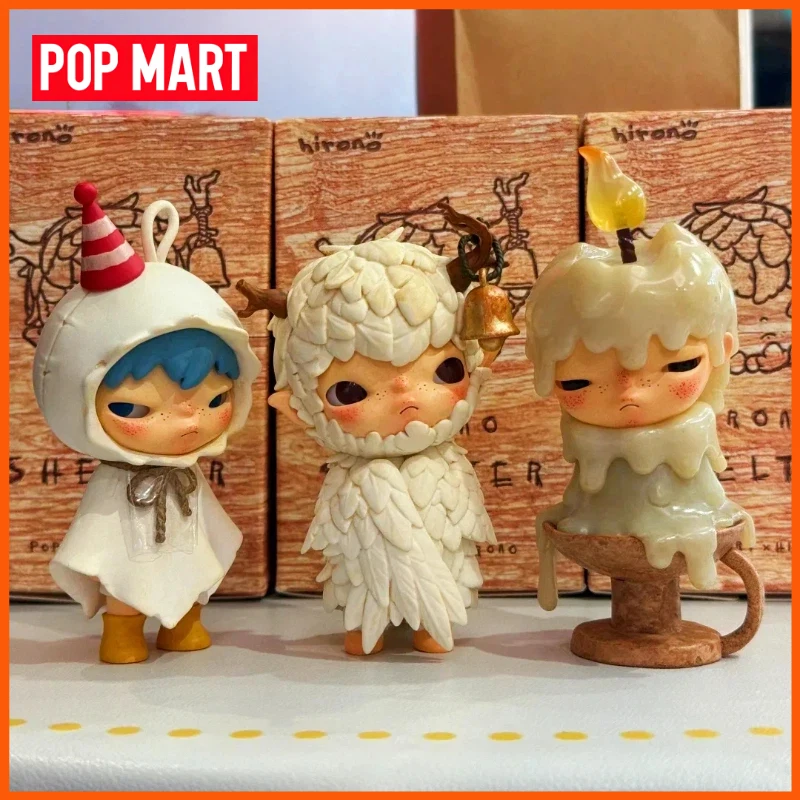 

POP MART Hirono Shelter Series Figure Blind Box Kawaii Cartoon Model Ornaments Dolls Toys Mystery Box Home Decorations Gifts