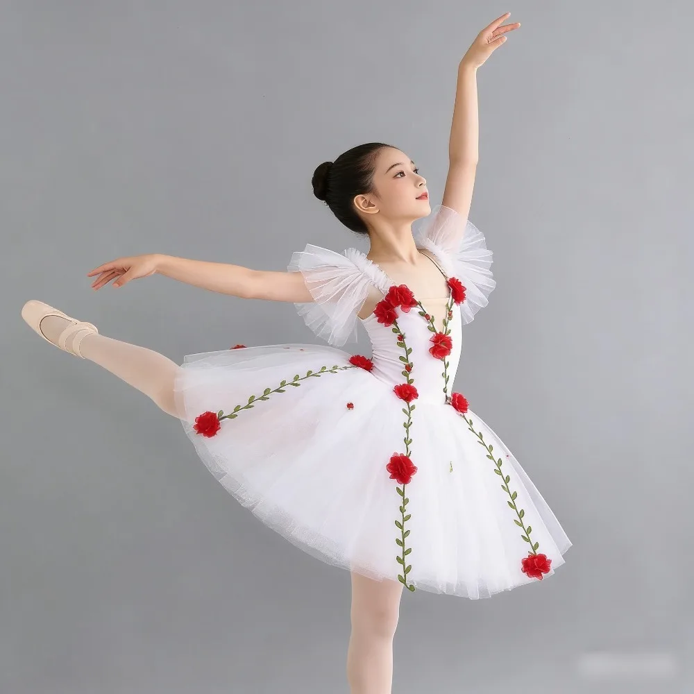 

Leotards for Girls Dresses Dance Wear Kids Clothes Children Clothing Stage Performance Dance Costume Ballet Tutu Ballet Dress