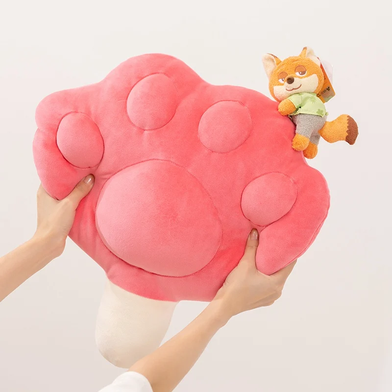 Disney Zootopia peluche Judy Hopps juguete Nick Wilde muñeca garra almohada de Hockey sobre hielo cojín regalo para niños