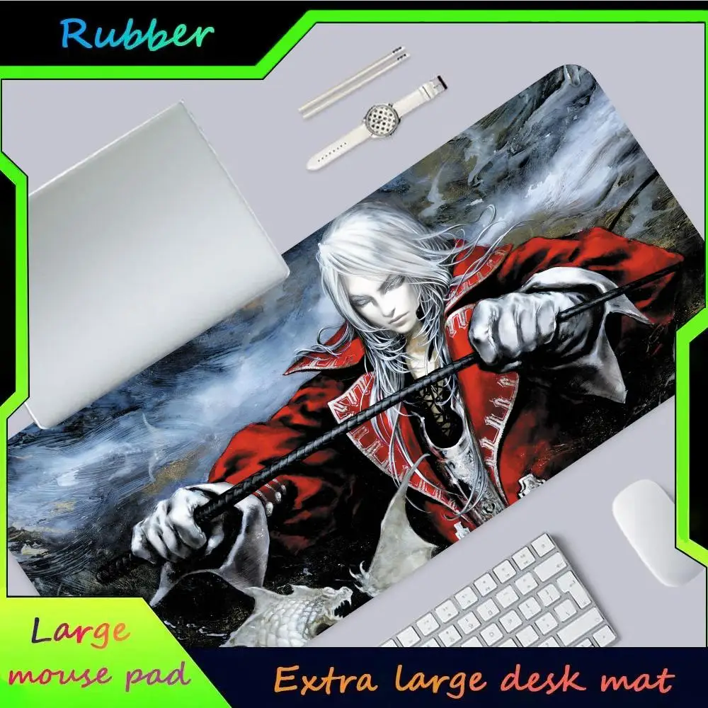 Classic Games Castlevania Symphony Of The Night  MINISO Mouse Pad Hot Large Game Mause Pads XL Lock Edge Size for Gamee Give gif