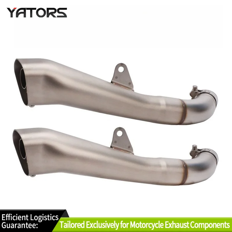 Slip On For Yamaha R6 YZF-R6 YZF R6 Motorcycle Exhaust System Espace Moto Modified Muffler Middle Link Pipe Removable DB Killer