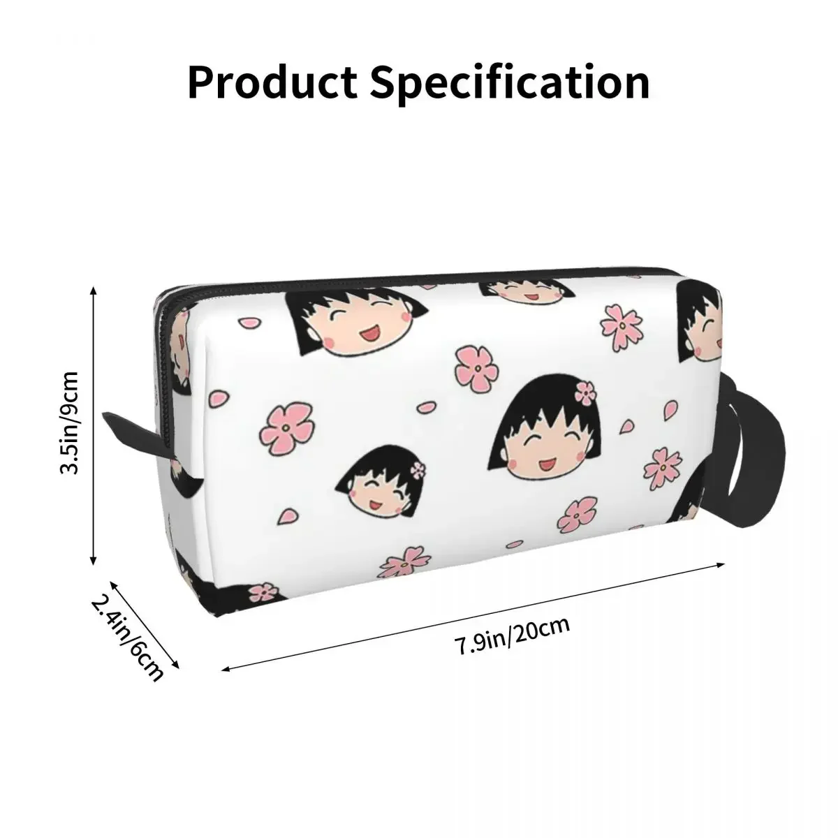 Chibi Maruko Chan Pencil Cases Big Capacity Pen Bags Pen Box Pencil Pouch For Boys Girls Students Stationery Makeup Bag