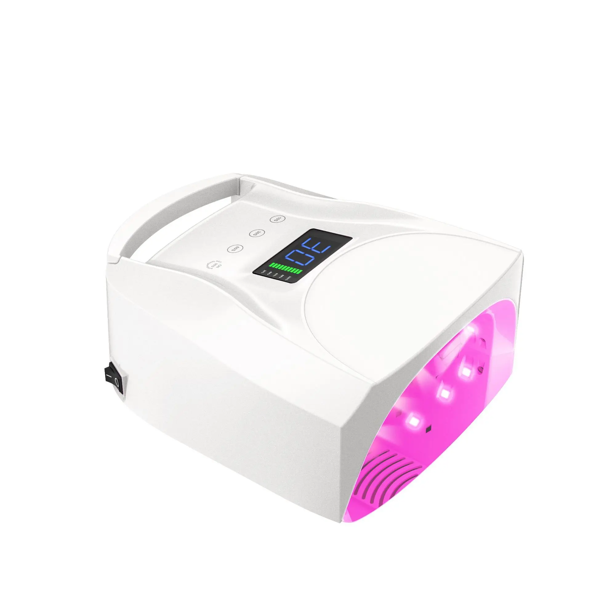 2022  New Style High Power 96W Portable Wireless Manicure Pedicure RED Light Cordless UV LED Nail Dryer Lamp For Salons Use