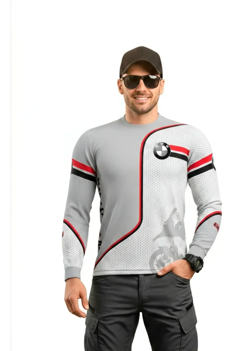 

25-26 летняя новая футболка BMW Motorrad GS серии, профессиональная модная футболка с динамической сеткой для гонок и велоспорта, спортивных фанатов