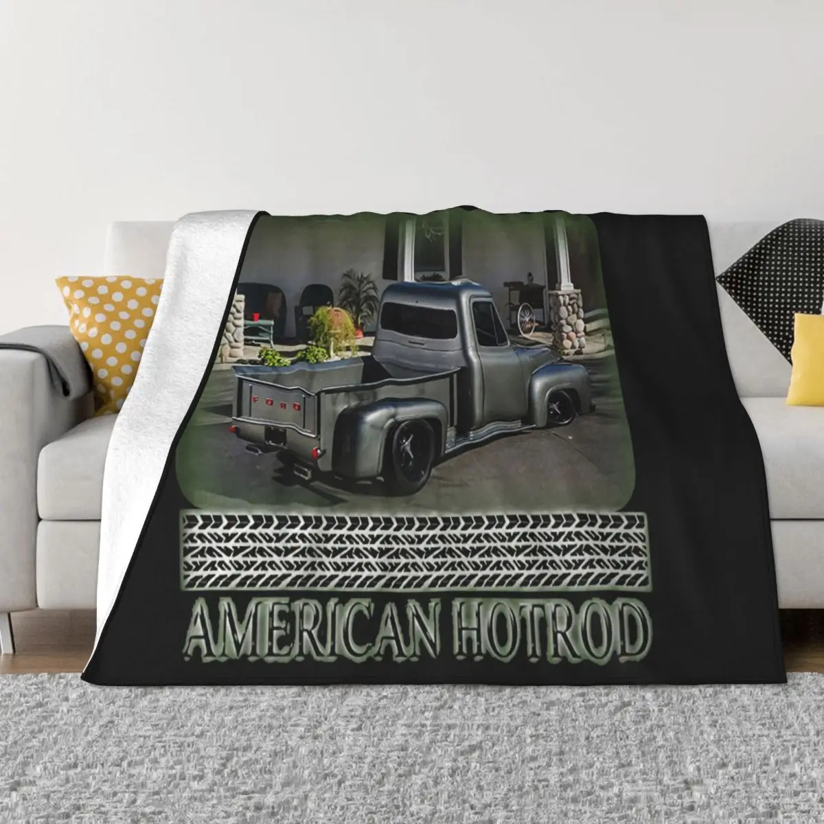 2020 New Summer Slim American Vintage F100 Truck Restore New Classic Fashion Throw Blanket