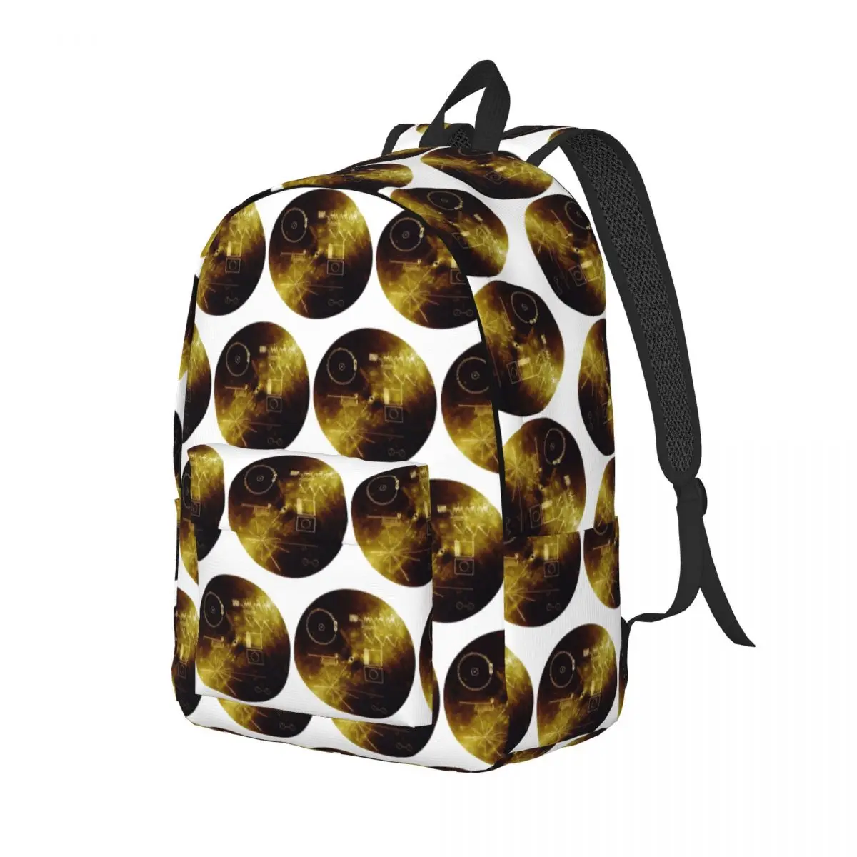 The Voyager Golden Record! Backpack Daypack Large Capacity Children BookBag School Bag Shoulder Bags for Men Women