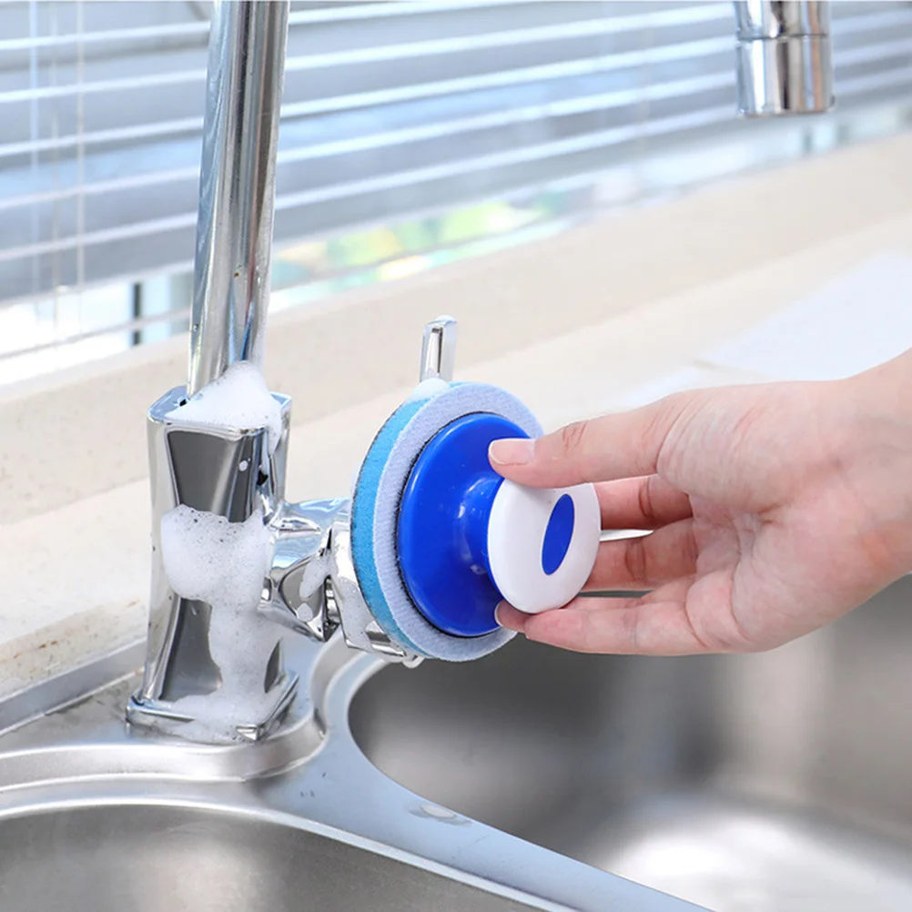 

Multi-Purpose Kitchen Scrub Sponge Non-Scratch Scouring Pad for Dishes Sink Oven Toilet Strong Cleaning Power with Ergonomic