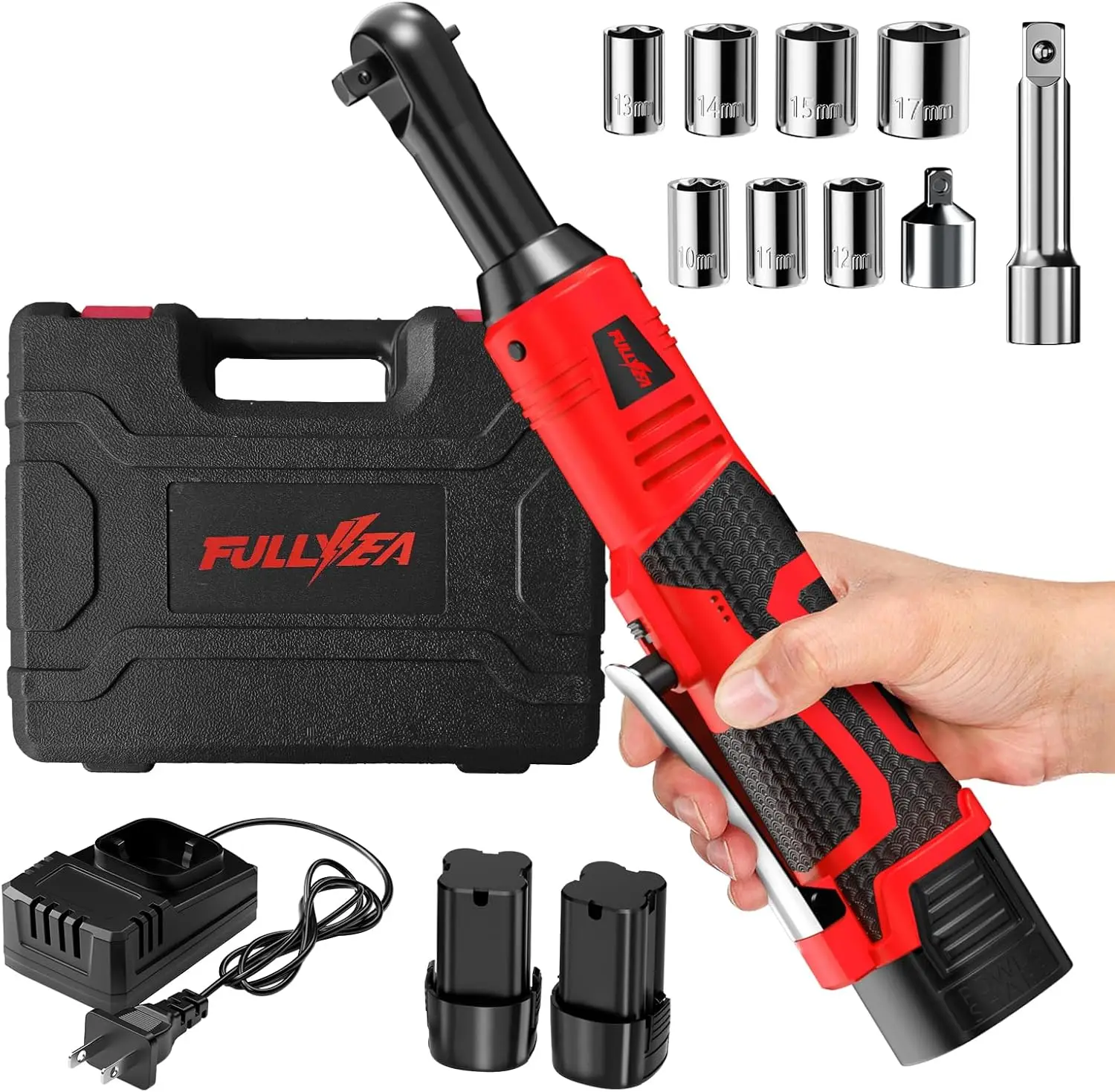 

Аккумуляторный электрический гайковерт 40 фунт-футов, 16,8 В, с регулируемой скоростью, LED-подсветкой и быстрой зарядкой