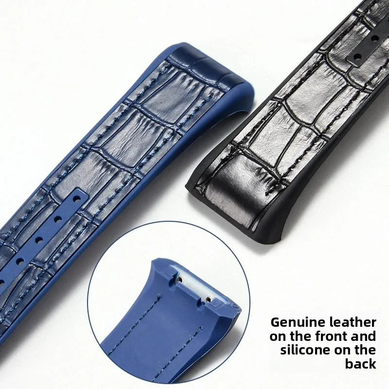 Franck Muller Vanguard Yachting Watch Strap for V328880 V45V41 Moisture Wicking Leather with Proprietary Interface Accessories