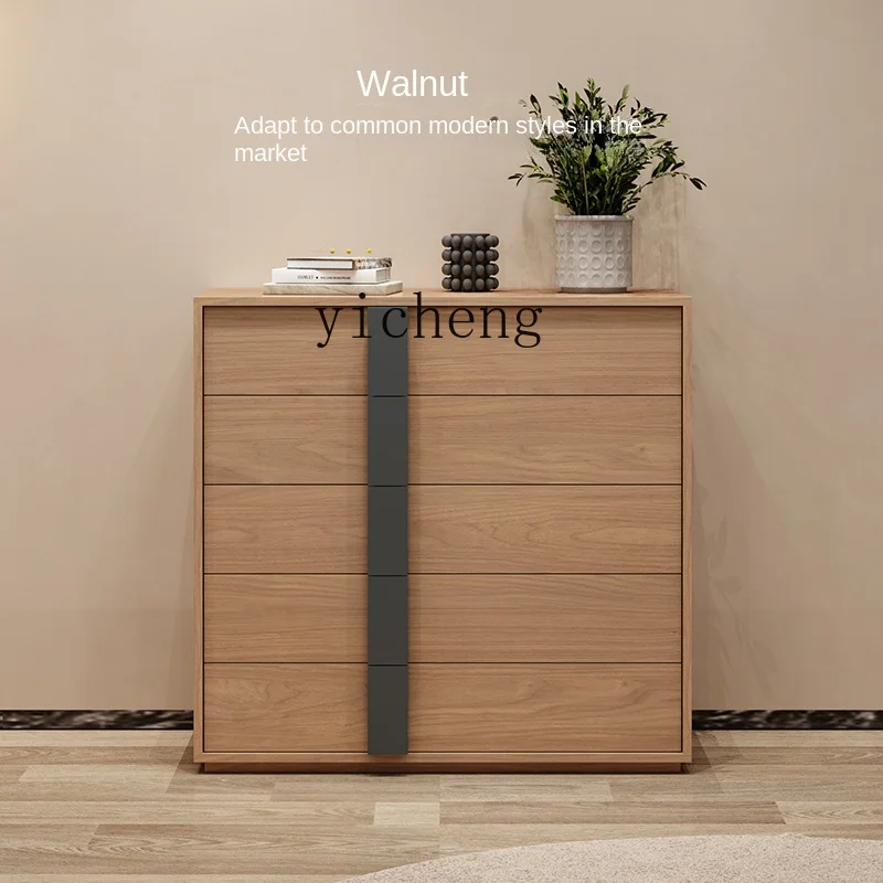 

ZC Modern Minimalist Chest of Drawers Four-Bucket Cabinet Bedroom Furniture Drawer Large Capacity Storage Chest of Drawers