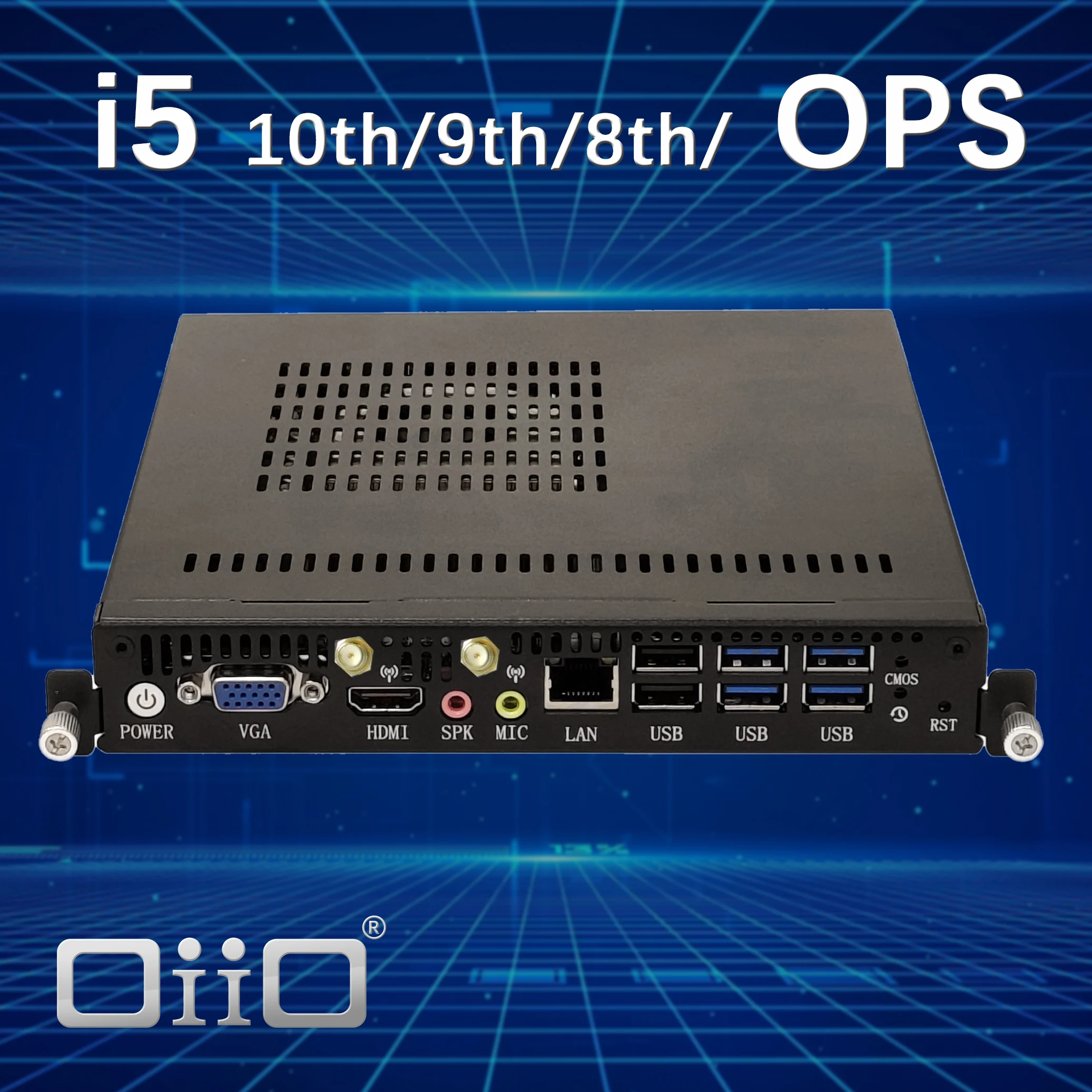 OPSi510-K Mini PC Computer Intel Core I5-10210UProcessor Windows 11 Pro For Conference Teach Screen Built-in Host Module SSD