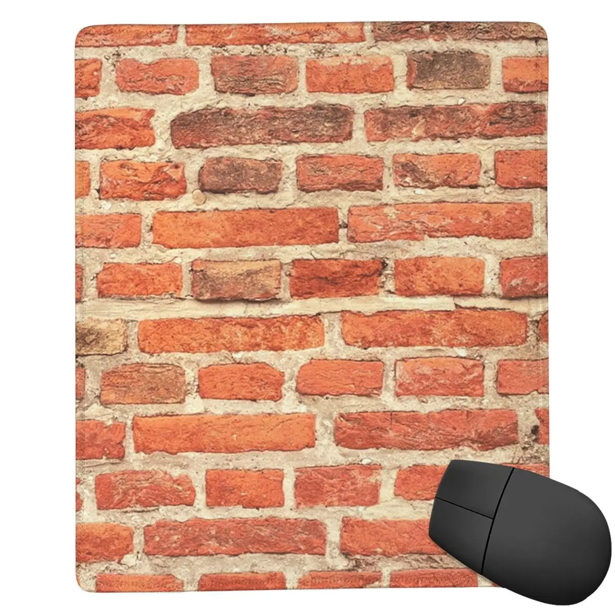 The Red Brick Wall 7x9 in 22x18 cm Mouse Pad Computer Keyboard Mouse Mat Gamer PC Laptop Desk Mat Office Accessories Table Mats