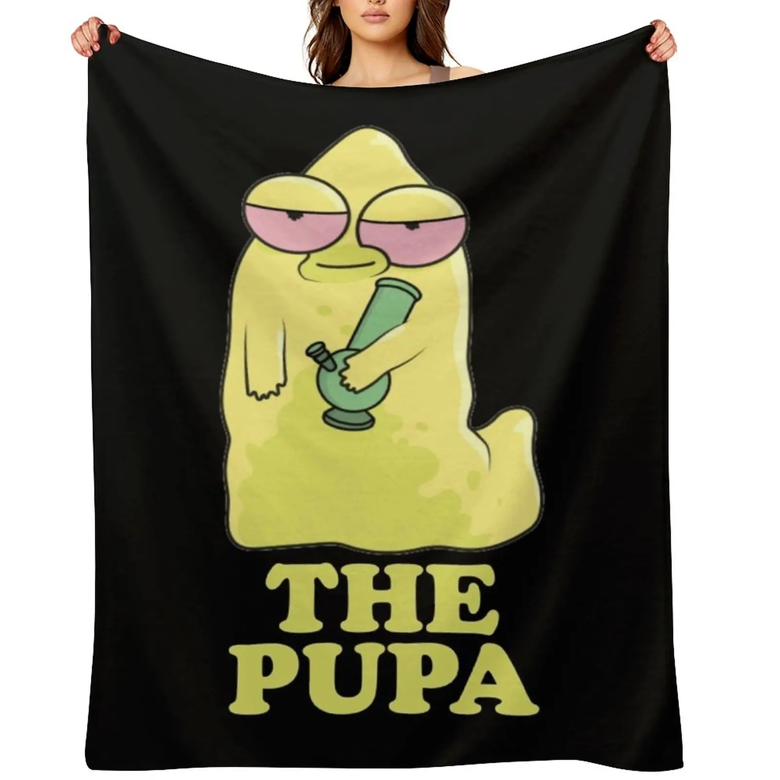 

SOLAR PUPA Throw Blanket Cute Kid'S Furrys Designers Blankets