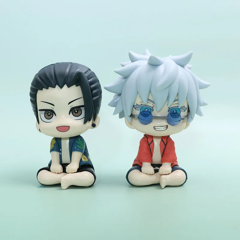 ฟิกเกอร์จูจุตสึไคเซ็น ขนาด 10 ซม. ชุด 2 ตัว โกโจ ซาโตรุ เกโตะ ซุงุรุ งานแฮนด์เมด ของสะสมตกแต่งโต๊ะทำงาน ของขวัญ