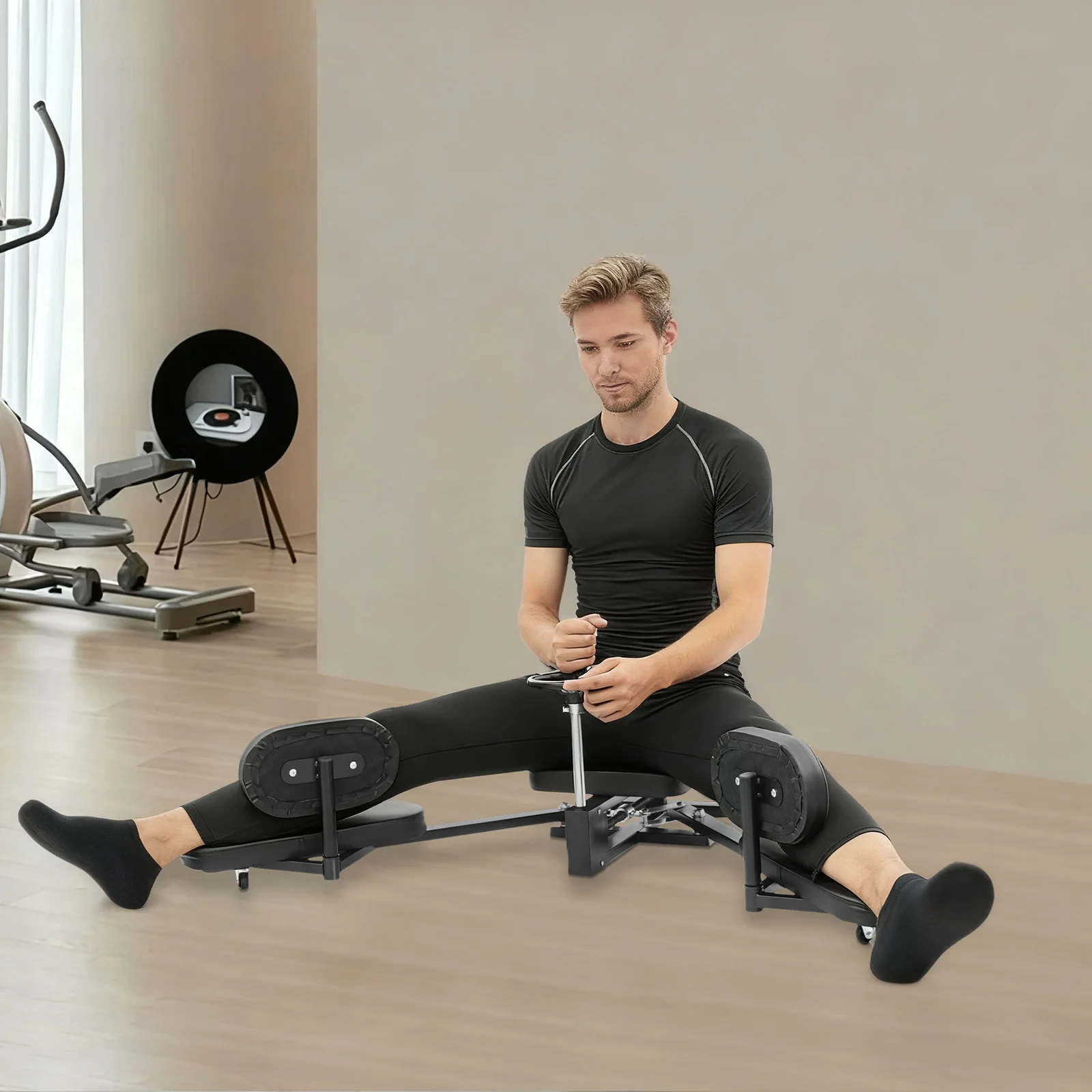 Ağır Hizmet Tipi 330lbs Bacak Açma Makinesi, Bale, Yoga, Dans Eğitimi için Profesyonel Esneklik Geliştirme Aracı