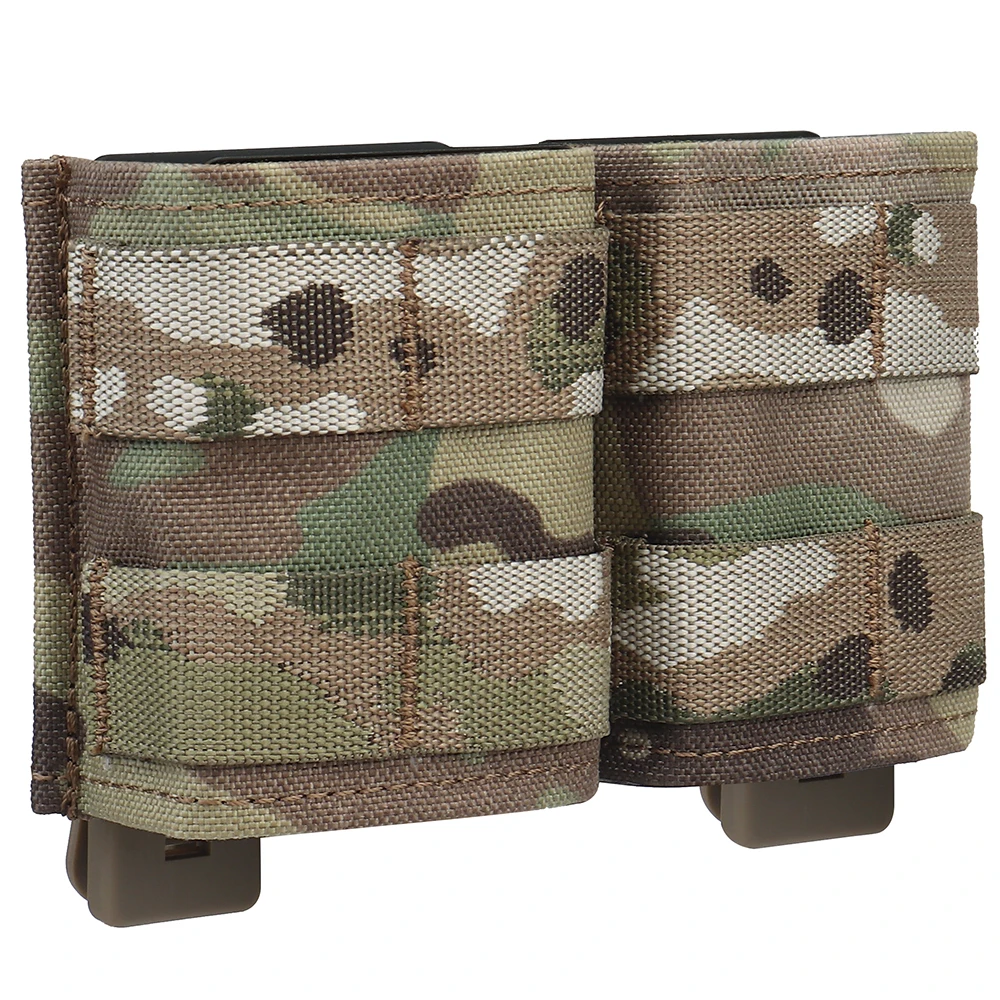 Tactical Magazine Pouch FAST 556 Double Mag Quick Pull Shoty Holder M416 AR15 Hunting Belt Vest Gear With Nylon Malice Clip