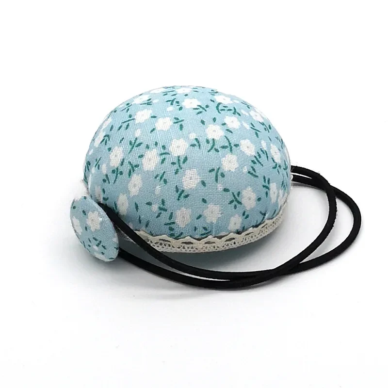 Hot Sale 1Pc Ball Shaped DIY Craft Needle Pin Cushion Holder Sewing Kit Pincushions Wrist Strap Pin Cushion Sewing Supplies