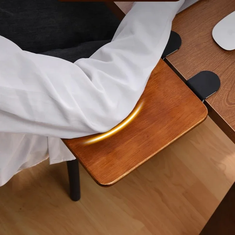 

Solid Wood Computer Arm Rest Office Desktop Wider Arm Rest Elbow Support Desk Extension Mobiliario De Oficina Board Arm Mouse