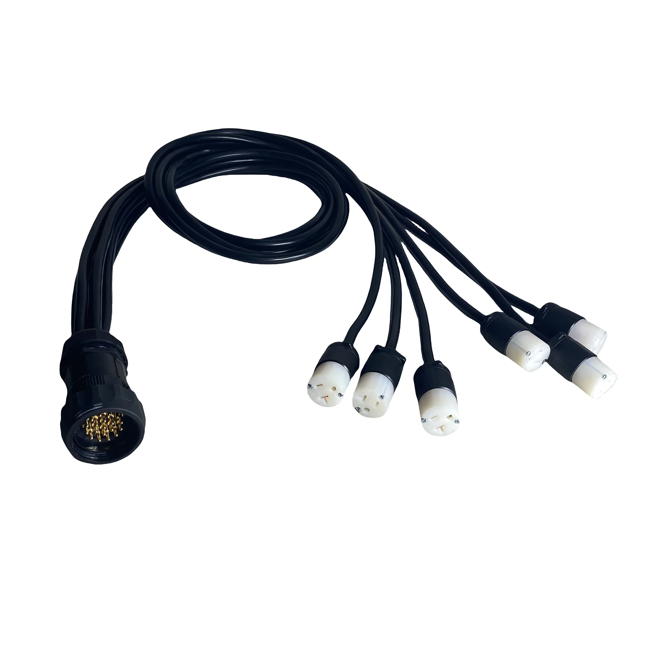 Pro Stage  19 PIN 2.5mm2 socapex Male to Edison Female Break-out Cable