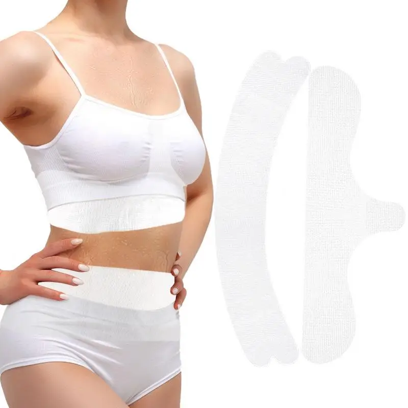 Coussin Abdominal Non tissé pour sweat-shirt, lavable et réutilisable, absorbant la sueur, adhésif absorbant la sueur pour sous-vêtements de sport