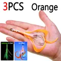 3 piezas de color naranja