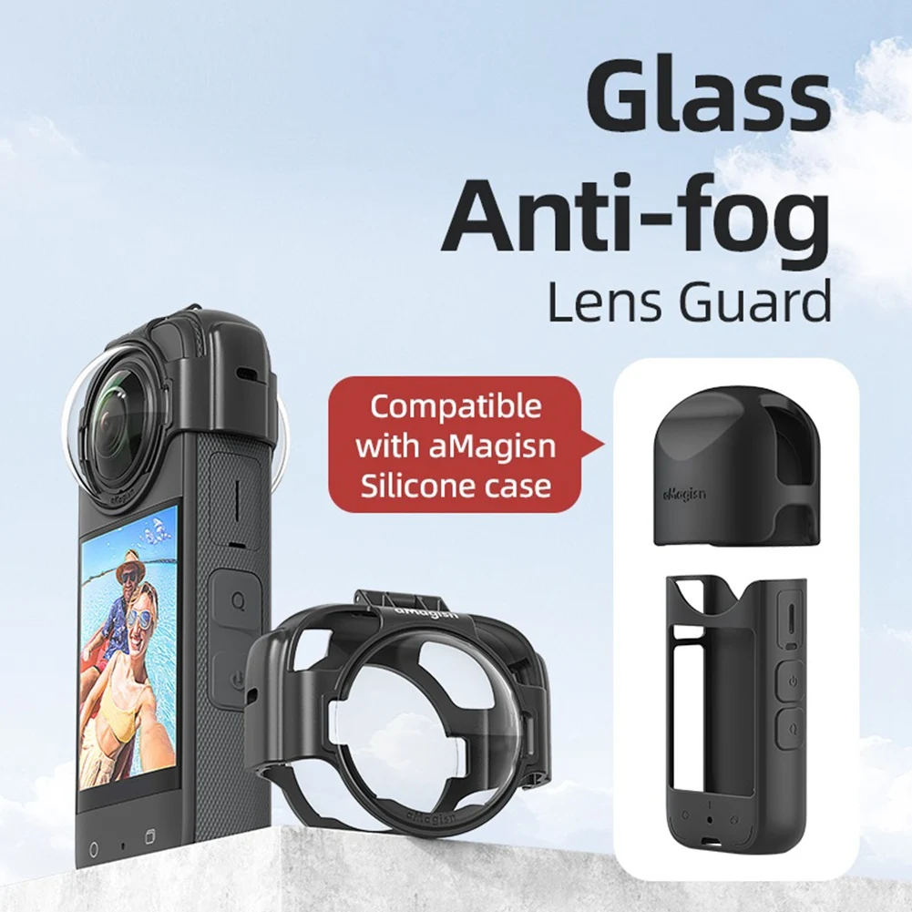 Anti-Fog Lens Guard Protective Case Drop-Proof Sports Camera Accessories Lens Protection Cover for X3-AB01