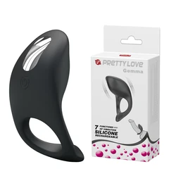 Pretty love Vibrating Penis Ring Cock Ring with 7 Vibration Modes Adult Sex Toy for Men G spot Clitoral Vibrator for Couple