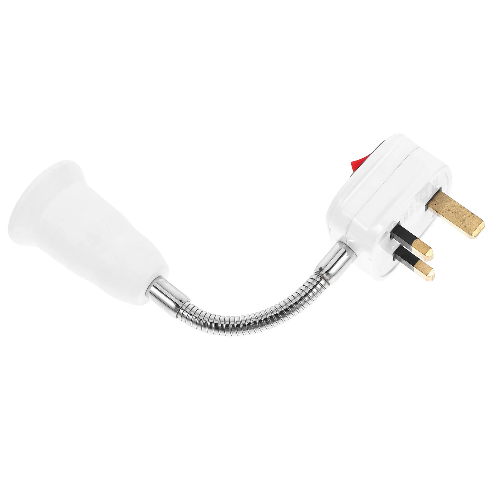 Plug and Play E27 Light Socket Adapter Flexible Gooseneck Design with Switch Ideal for Home Office Restaurant Exhibition Hotel
