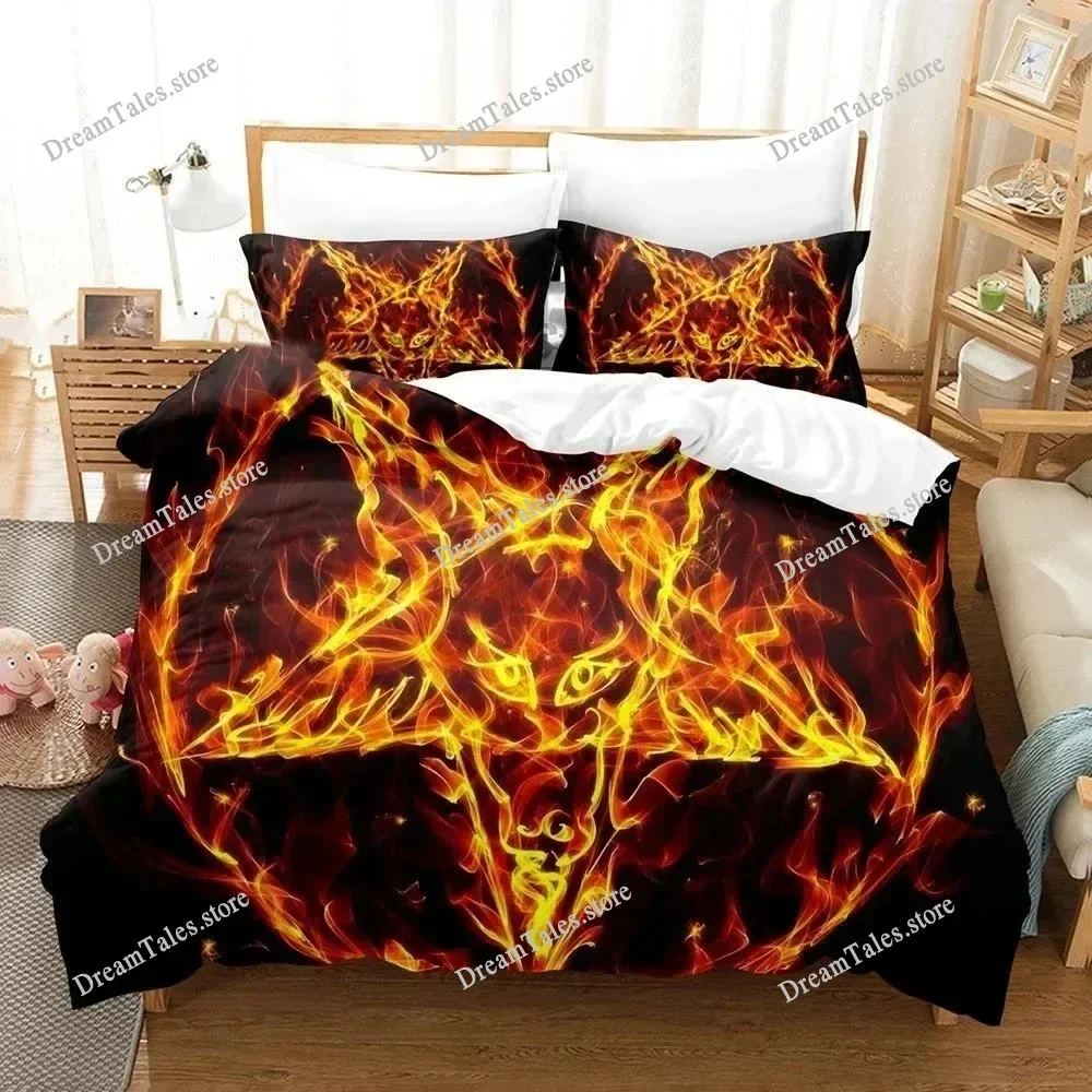 

Dark Satanic Bedding Set Boys Girls Twin Queen Size Duvet Cover Pillowcase Bed Kids Adult Fashion Home Textileextile Luxury Gift