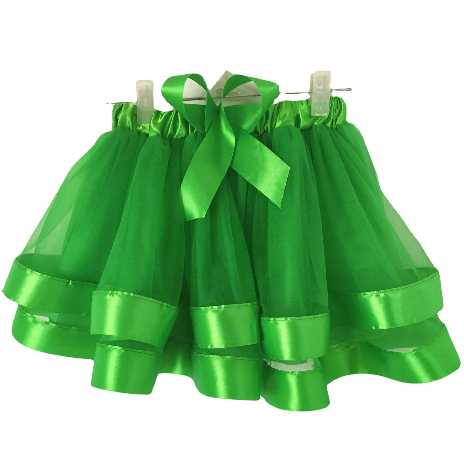 Toddler Girls Dancing Princess Skirt Kids Bowknot Patchwork Tulle Skirt Party Stage Performance Solid Color Ballet Tutu Skirt