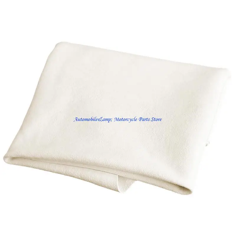 H7BD Natural Suede Leather Car Cleaning Towels Drying Washing Cloth New