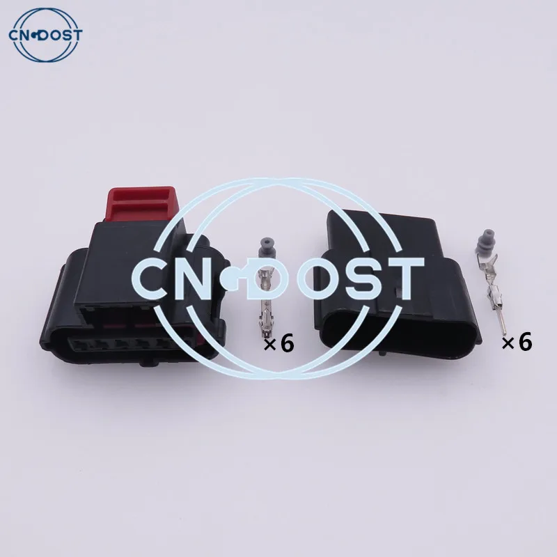 1 Set 6 Way Gas Accelerator Throttle Pedal Connector AC Assembly For Auto Connector Audi VW Skoda VOLVO 8K0973706 8K0 973 706