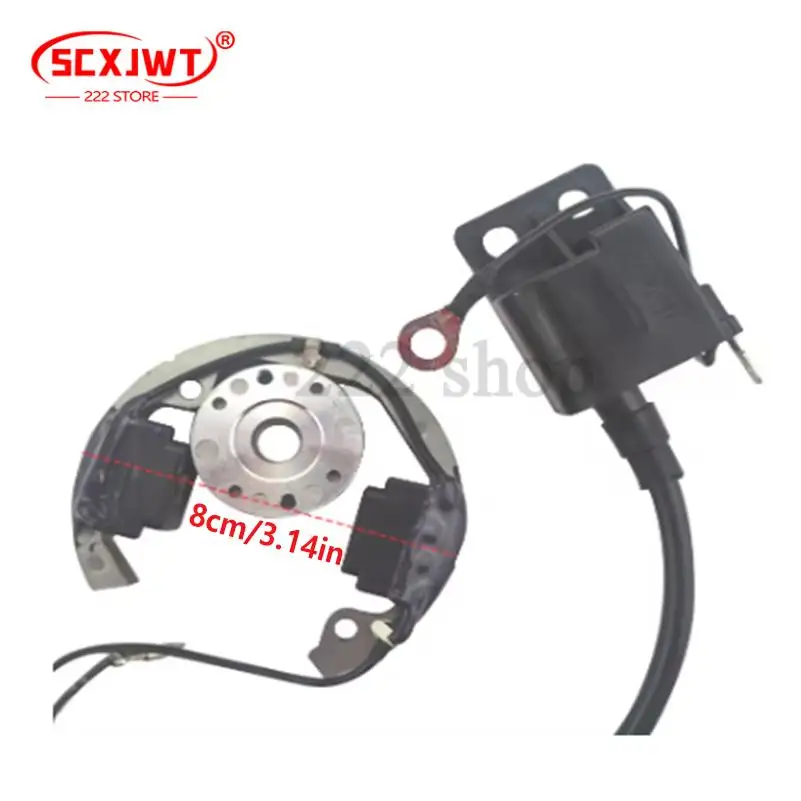 دراجة نارية ملف الإشعال المغناطيسي لفائف الجزء الثابت دولاب الموازنة عدة ل 50 SX 50cc كبار جونيور SR JR 50 2001-2008 #3